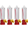 Mini-hummingbird feeder with single flower, 2.3oz, pack of four feeders ... at Amazon